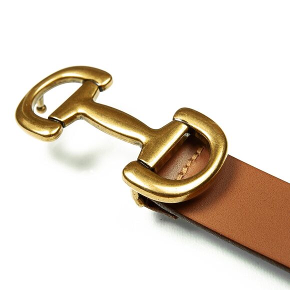 9271 Women\'s Leather Bold Fashion Statement Belts, Equestrian-tan